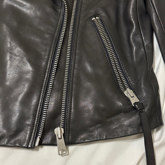 All saints Leather Jacket - Picture 2 of 6